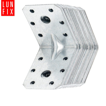 Kątownik ciesielski 60x60x45 mm montażowy 2mm 10szt.