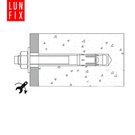 Kotwa ekspresowa do betonu 12x140 (1 szt.)