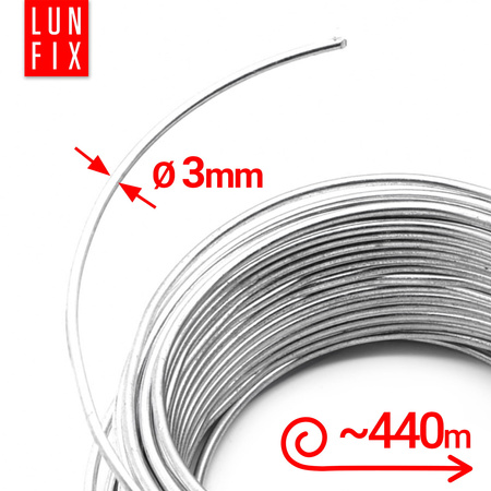 Drut ocynk fi 3 25kg (1rol.)