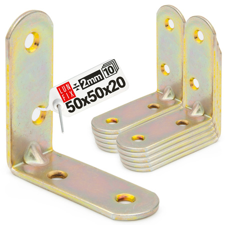 Kątownik meblowy 50x50x20x2 KR5 10szt.