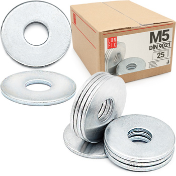 Podkładka okragla Pow ZN DIN9021 M05 25szt. (1op)