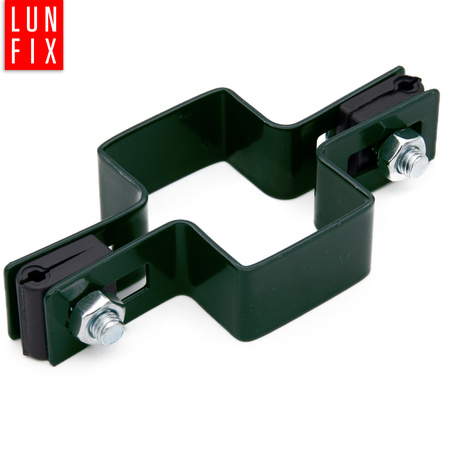 Obejma pośrednia 40x60 mm zielona komplet