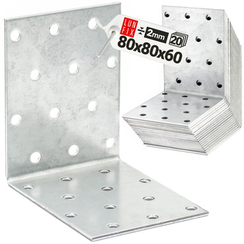 KM12 katownik montazowy 80x80x60x2,0 (20 szt.)