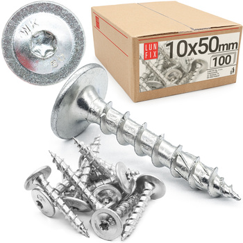 Wkret talerz do slupa 10x50 BIALY ogn 100szt