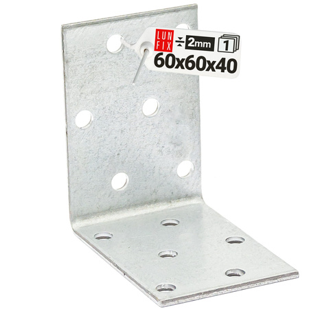 KM7 katownik montazowy 60x60x40x2,0 (1szt.)