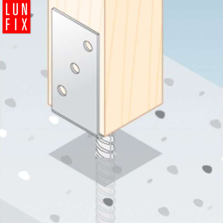 PSL Podstawa slupa typu L (1szt.)