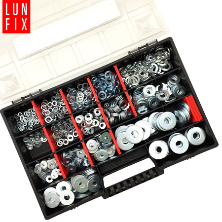 Zestaw podkładek DIN:127,125,9021 M4-M10 (750szt.)