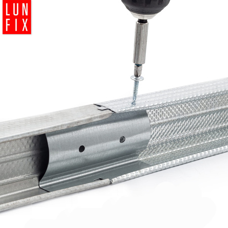 Łącznik wzdłużny 60/27 profil CD60 do montażu płyt G-K 1szt.