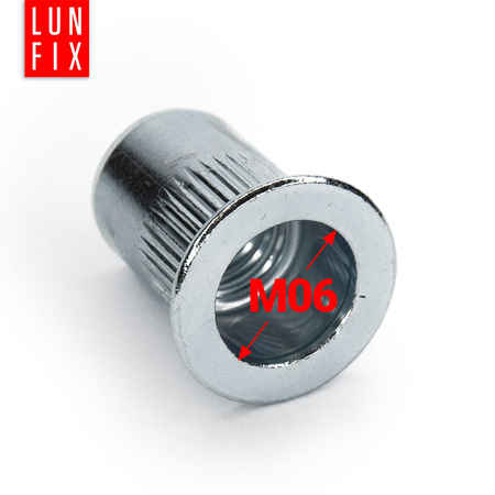 Nitonakrętka kołn walc tul stal M06 (50szt)