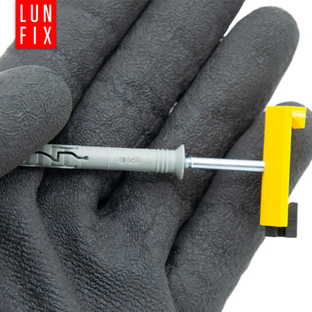 System mocowania listwy tynkarskiej 100 sztuk z kołkami