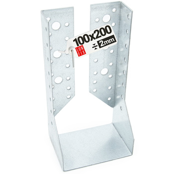 Wieszak belki 100x200x2 mm dzielony łącznik