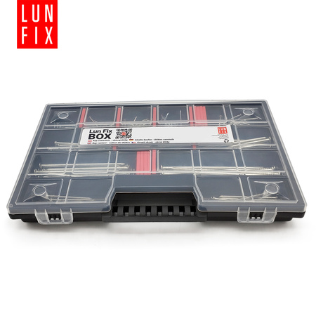 Zestaw gwoździ 340szt. budowlane 1,6x25-4x120 ocynk