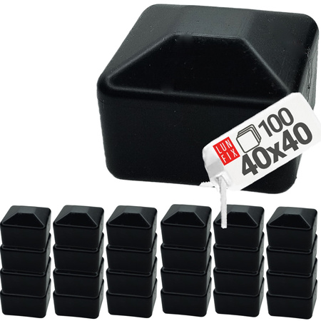 Nasadka na słupek 40x40 "NSK40" czarna (100szt.)
