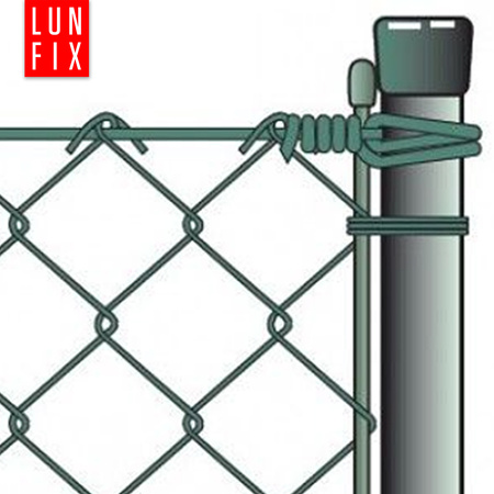 Pręt naciągowy fi8x1050 zielony PCV (1szt.)