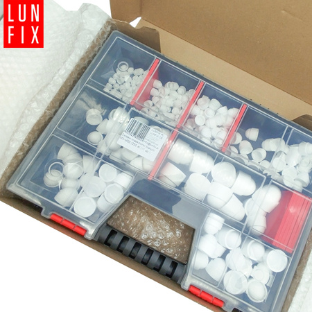 245 Set Abdeckkappen Weiß M5-M20