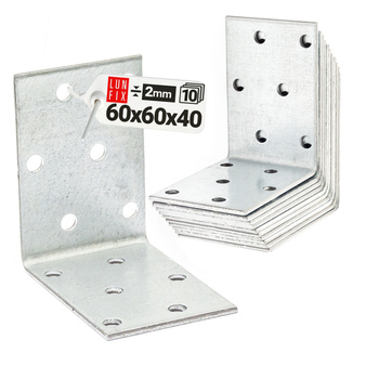 KM7 katownik montazowy 60x60x40x2,0 10szt (1op)