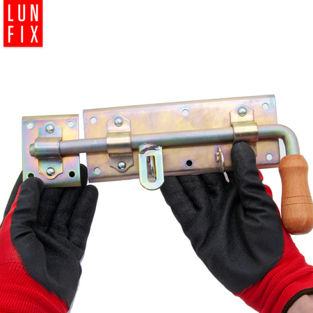 Zasuwa ryglowa 280x80mm drzwi garażu LEWA ocynkowana WRK280