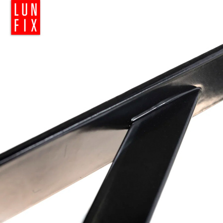 Wspornik półki wzmacniany czarny 250x150x4 (1szt)