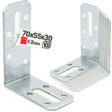 KRD2 katownik reg dwustr 70x55x30x2 (10 szt.)