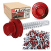 Wkręty farmerskie 4,8x55 samowiercące farmery czerwone 250szt.