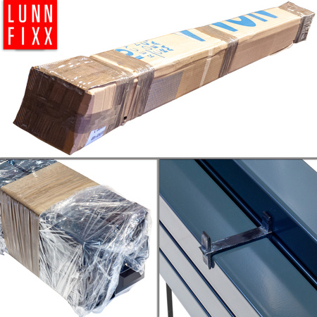 Slupek ogr ocynk 60x40x2200x2,0 grafit (1szt.)