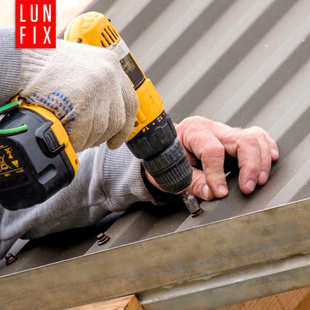 Wkręty farmerskie 4,8x55 samowiercące farmery biały ciepły 250szt.