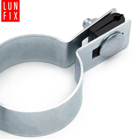 Obejma pośrednia fi42 mm srebrna komplet