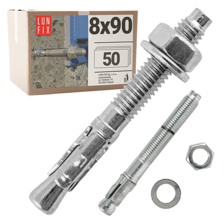 Kotwa ekspresowa do betonu 08x090 (50 szt.)