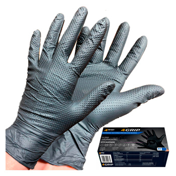 Rękawice robocze nitryl bezpudr 10-XL 50szt (1op)