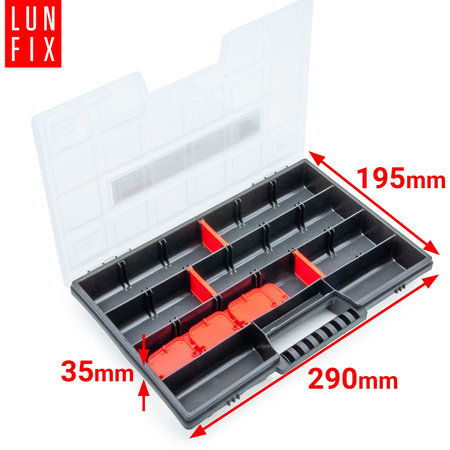 Organizer narzędziowy 30x20cm 23 moduły