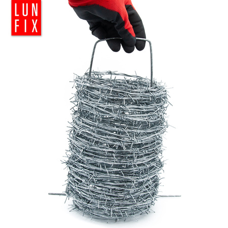 Drut kolczasty dwuzylowy 1,5, 50mb (1rol)