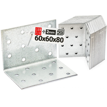 Kątownik montażowy 60x60x80x2 KM9 20szt.