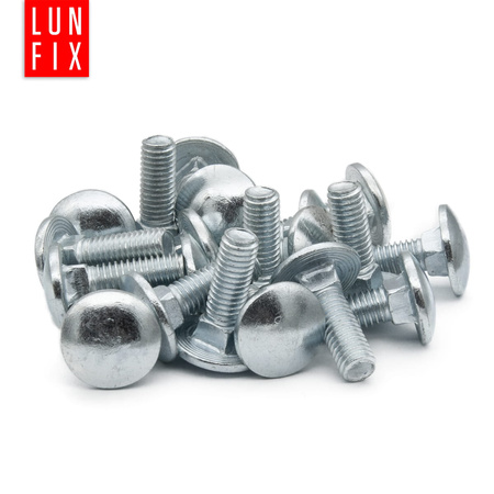 Śruby zamkowe M5x20mm ocynkowane łeb grzybkowy 1kg