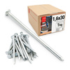 Gwoździe budowlane ocynkowane 1,6x30 mm 1kg