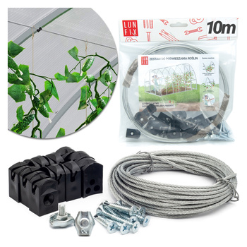 Zestaw do podwiązywania roślin 10m do szklarni LUN FIX