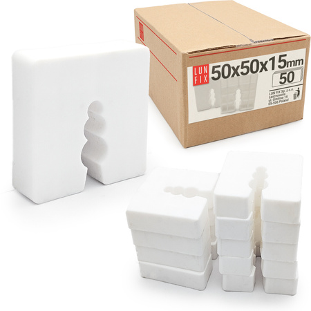 Podkładka dystansowa 15mm 50x50mm wyrównująca 50szt.