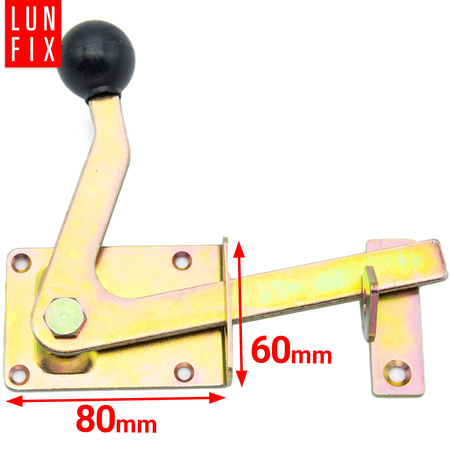 Zasuwka ogrodowa 80mm zasuwa bramkowa furtki WOG80