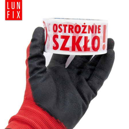 Taśma pakowa "ostrożnie szkło" 48mm/50y (1szt)