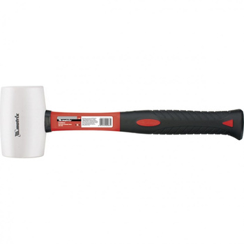 Młotek gumowy brukarski 60mm 450g biały guma