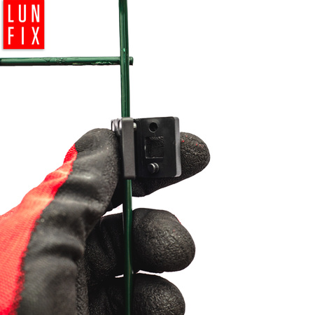 Obejma 80x80 koncowa grafit komplet (1kpl.)