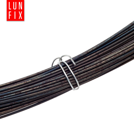 Drut czarny zarzony (miekki) d/1.2mm 25kg (1rol.)