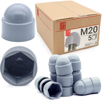 Maskownica nakrętki szara M20/SZ (op- 5 szt.)