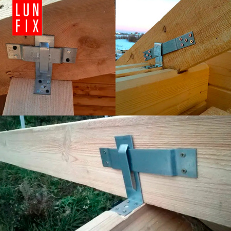 Kątownik przesuwny do domu z bali 290x170x40 1szt.