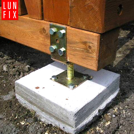 Podstawa słupa regulowana 60-200mm z podstawką