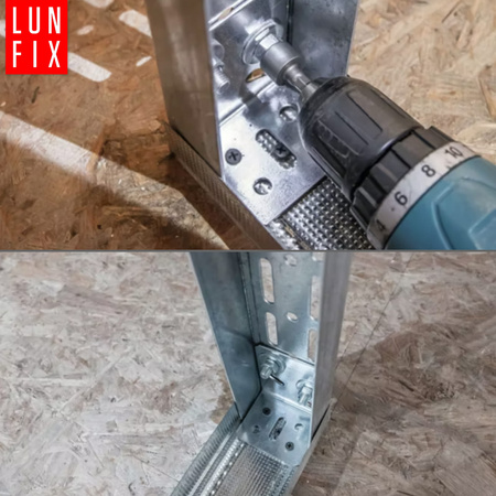 Kątownik do profili UA50 regulowany 1szt.