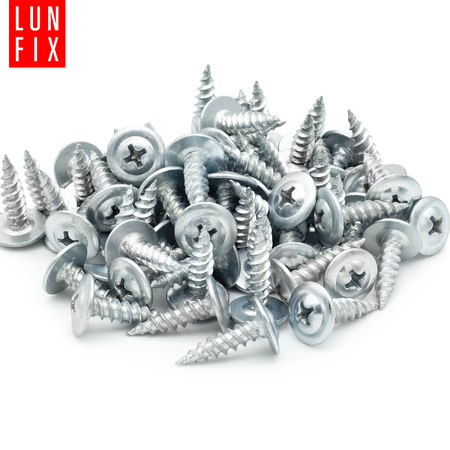 Wkręty samogwintujące 4,2x16mm z łbem podkładkowym do metalu WPC 100szt.