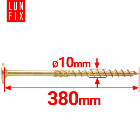 Wkret cies talerzowy 10x380/80 T40 25szt
