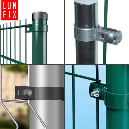 Obejma końcowa początkowa fi60 mm końcowa ocynkowana komplet