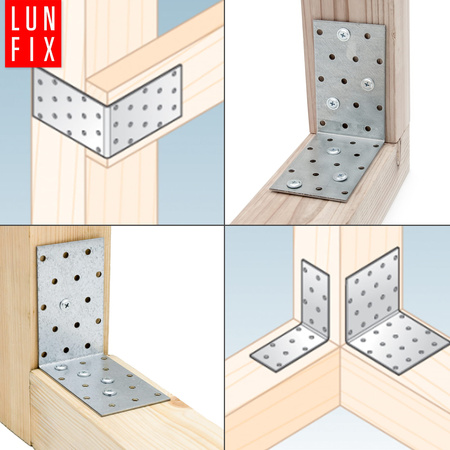 Kątownik montażowy100x100x60x2 KM15 20szt.