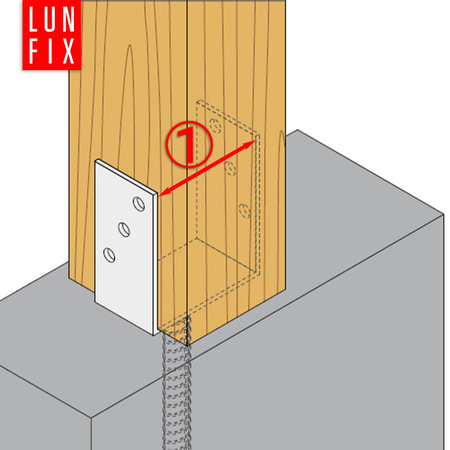 PU12 Podstawa slupa stala 120mm (1szt.)